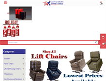 Tablet Screenshot of americanqualityhealthproducts.com
